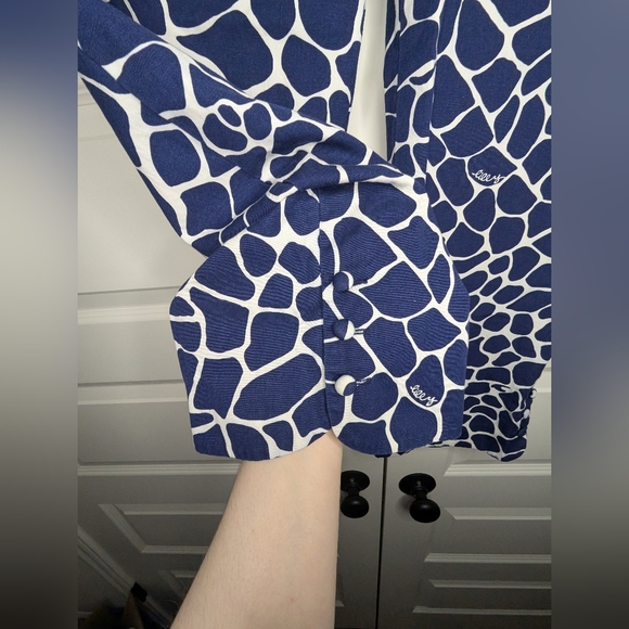 SEE DETAILS - Lilly Pulitzer Womens Size 8 Kristen Capri Cropped Navy Pants - Picture 14 of 15